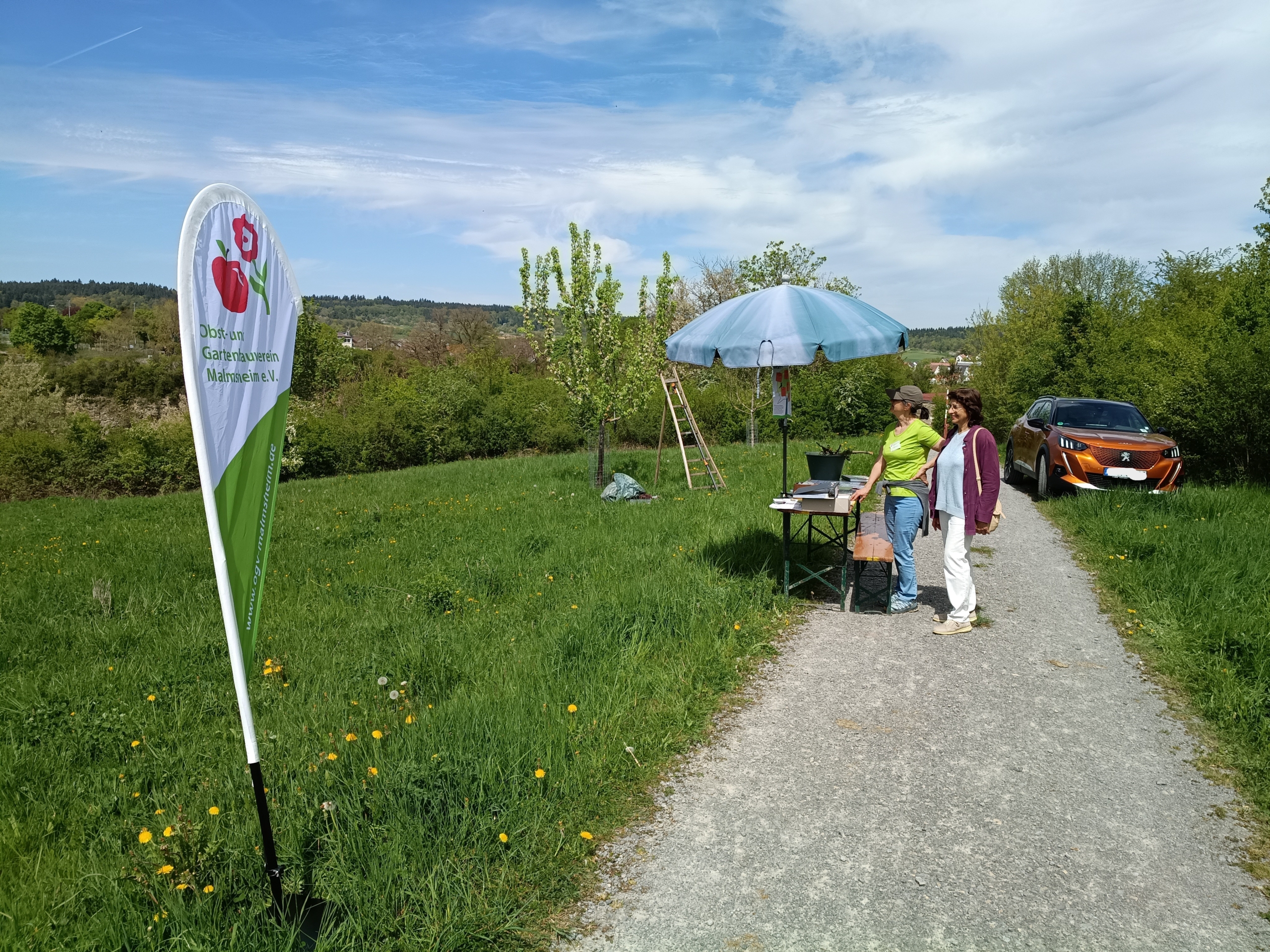 OGV Infostand auf dem Mühlberg